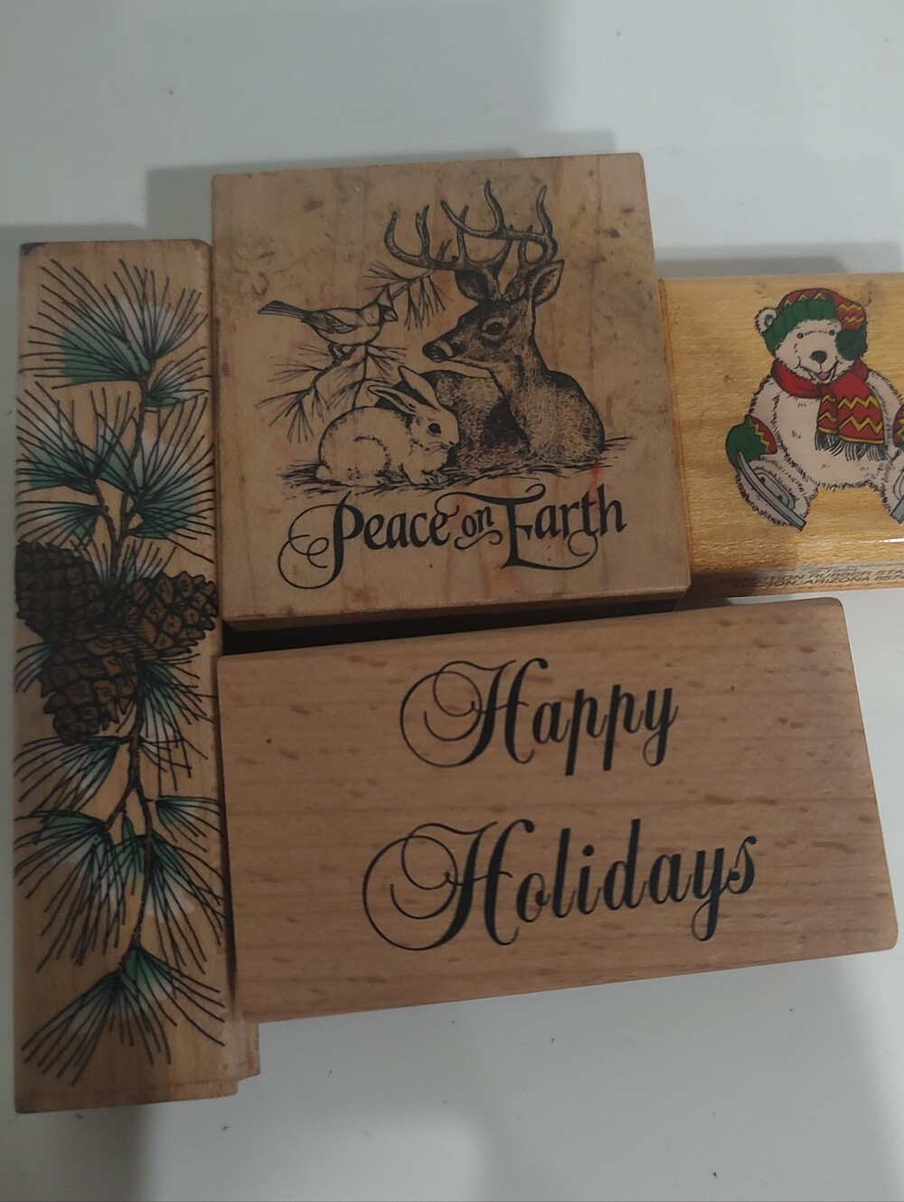 Peace on Earth Happy Holiday Stamp Lot